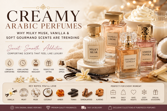 Creamy Arabic Perfumes: Why Milky Musk, Vanilla & Soft Gourmand Scents Are Trending