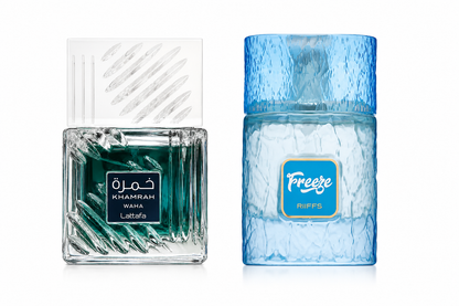 Lattafa Khamrah Waha & Riffs Freeze | 2 x 100ml EDP